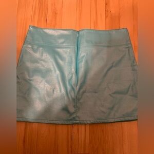 Y2K Guess teal mini skirt